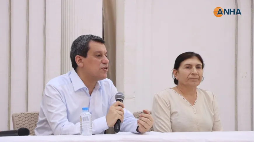 Mazlûm Ebdî geşedanên dawîn ji xelkê Kobanê re şîrove kirin