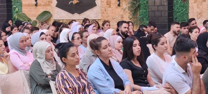 Îlham Ehmed li Helebê bi mamosteyan re civiya