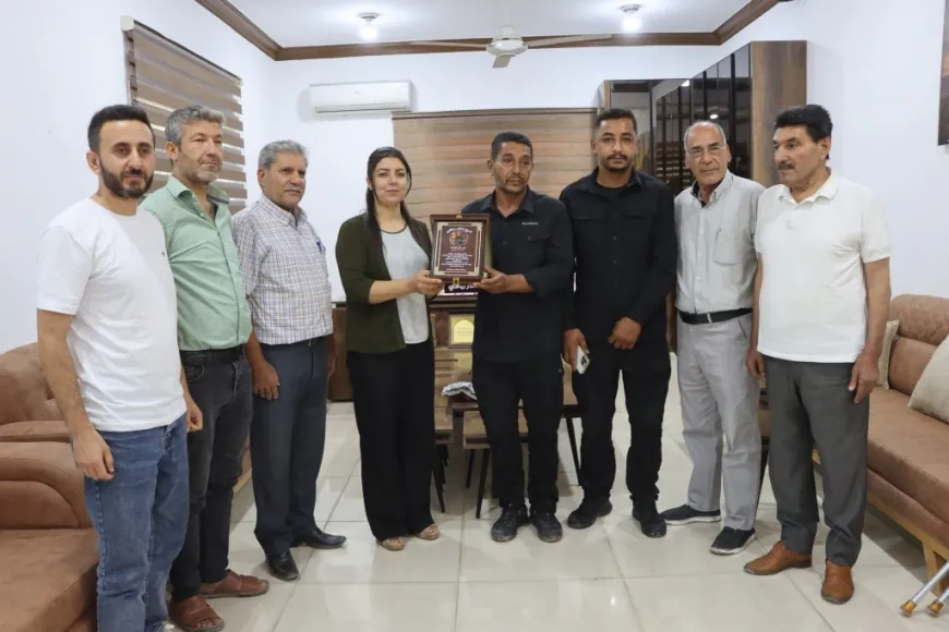 Şaredariya Kobanê tîmên agirkujiyê xelat kirin