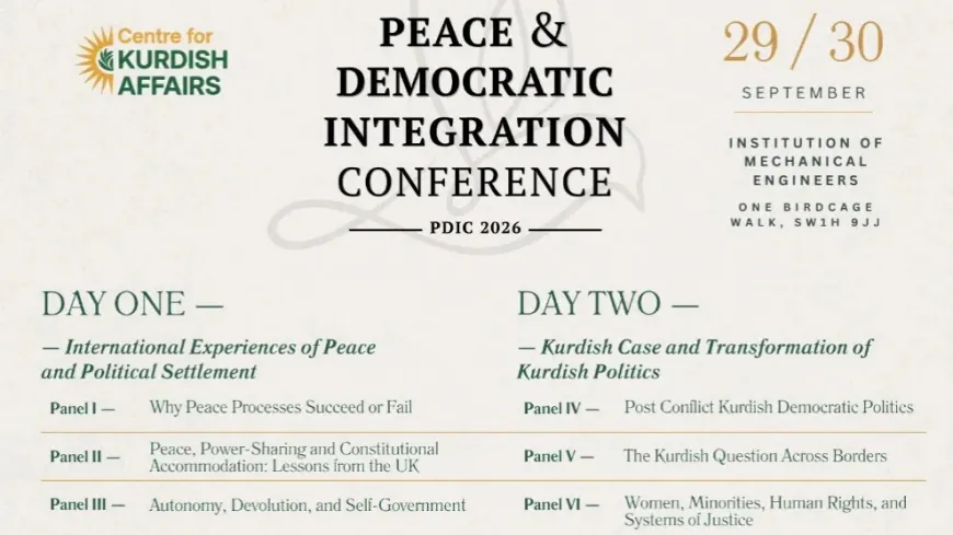 Di 29-30’ê Îlonê de konferansa Pirsgirêka Kurd li Londonê tê lidarxistin
