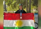 Keça Kurd Rûlyan Heyder di maratona Şamê de asta yekem bi dest xist