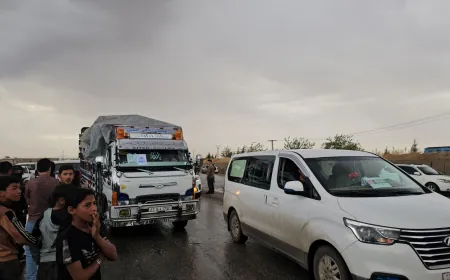 Karwanê sêyemîn ê koçberên Serêkaniyê bi rê ket 