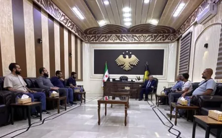 Parêzgarê Hesekê bi şandeyek ji Wezareta Veguhastinê re civiya