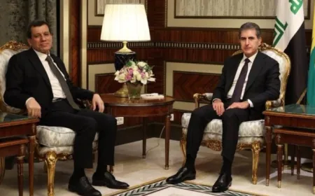 Mezlûm Ebdî û Nêçîrvan Barzanî civiyan