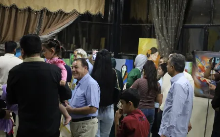 Li Hesekê pêşangeha hunera şêwekariyê hat vekirin