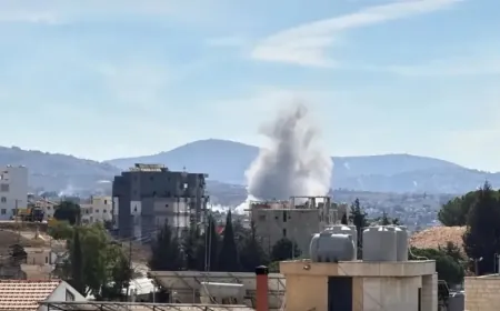 Îsraîlê başûrê Lubnanê topbaran û bombebaran kir