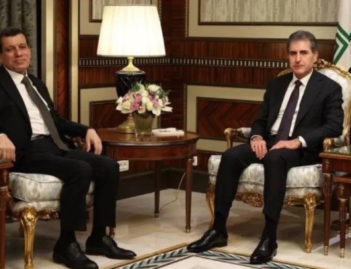 Mezlûm Ebdî û Nêçîrvan Barzanî civiyan