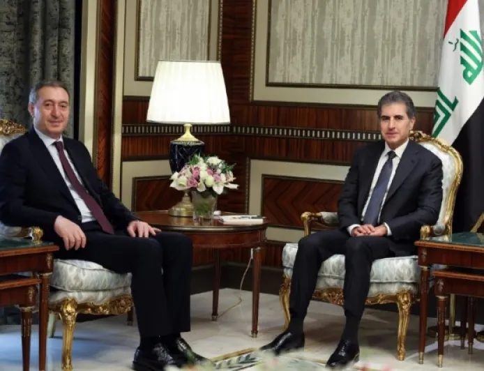 Nêçîrvan Barzanî û Tuncer Bakirhan hevdîtinek pêk anî