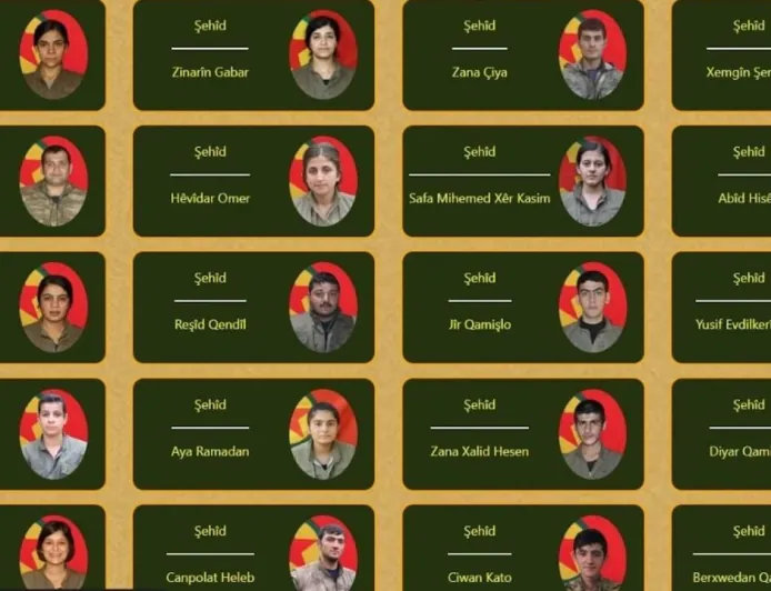 Nasnameyên 26 gerîlayên şehîd hatin aşkerakirin