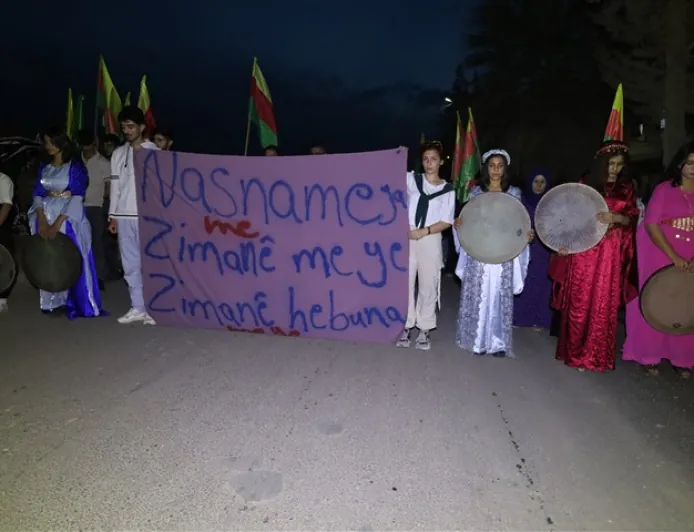 Ciwanên ji Til Temir û Zirganê banga naskirina zimanê Kurdî kir