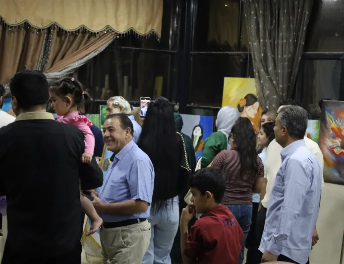 Li Hesekê pêşangeha hunera şêwekariyê hat vekirin