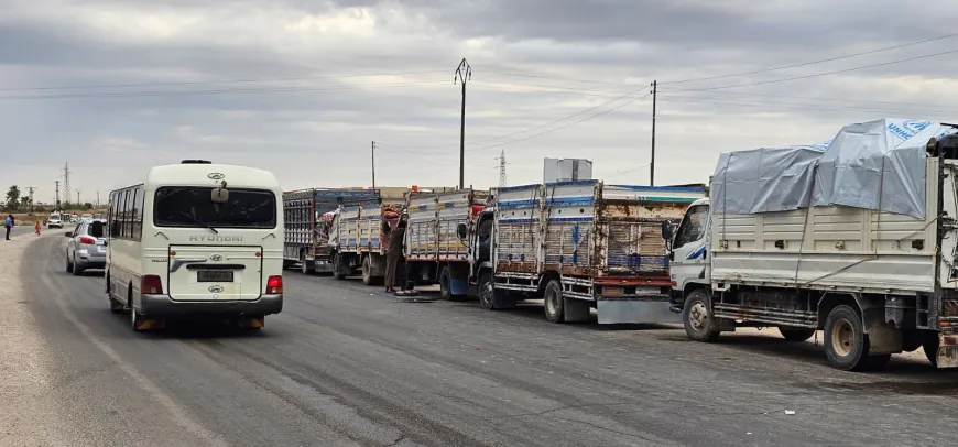 Karwanê sêyemîn ê koçberên Serêkaniyê amadekariya vegerê dikin