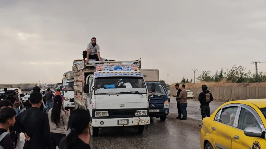 Karwanê sêyemîn ê koçberên Serêkaniyê bi rê ket 