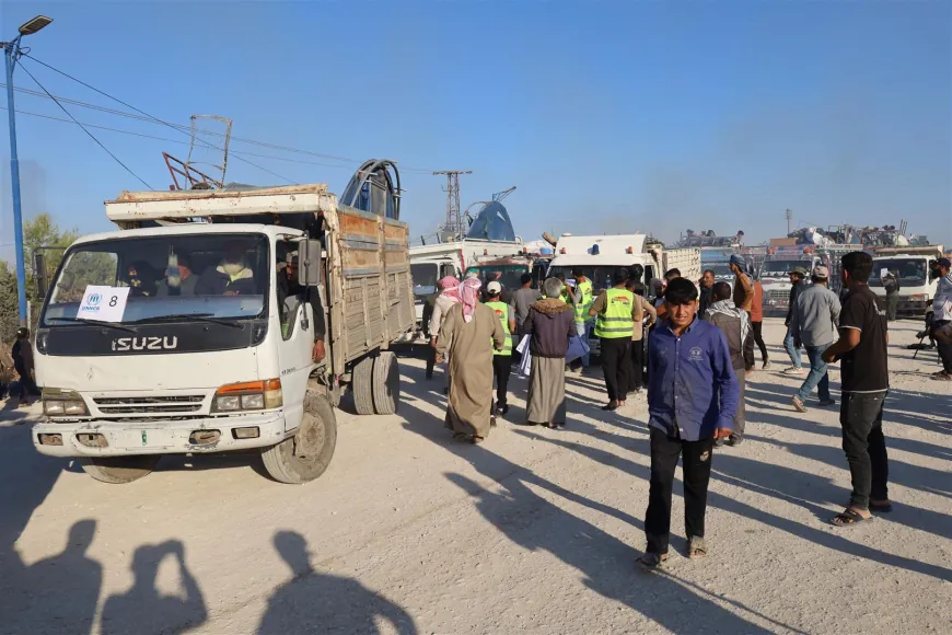 Karwanê çaremîn ê koçberên Serêkaniyê bi rê ket