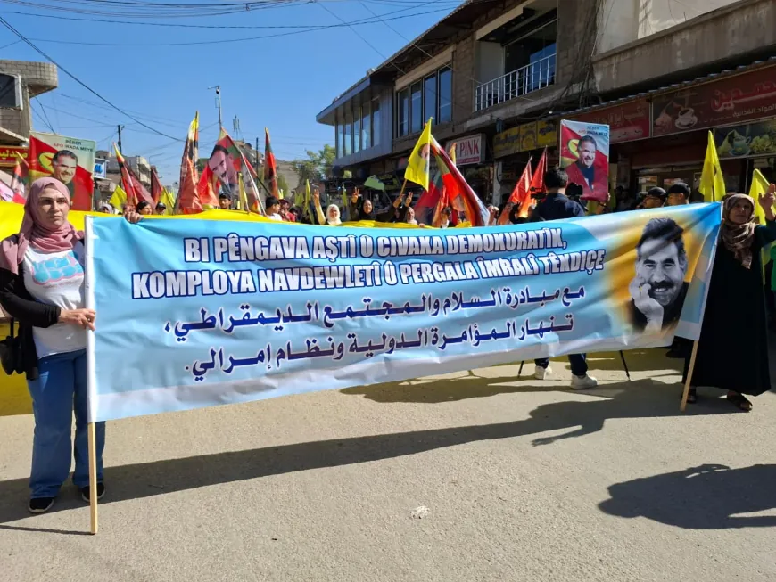 Li bajarên herêma Cizîrê ji bo şermezarkirina komployê xwepêşandan