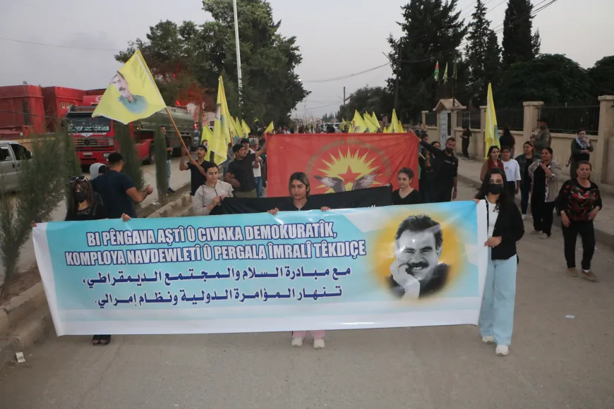 Ciwanên Dirbêsiyê daxwaza azadiya Rêber Abdullah Ocalan kir