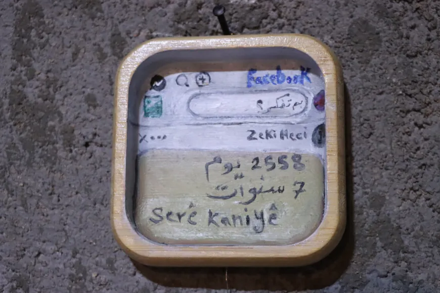 Şêwekareke ji Serêkaniyê bi 69 tabloyan koçberî belge kiriye