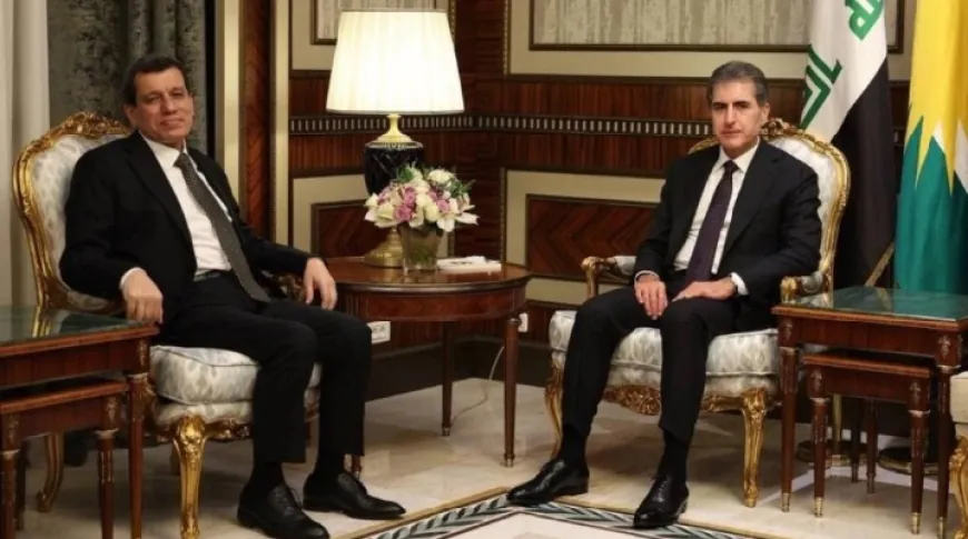 Mezlûm Ebdî û Nêçîrvan Barzanî civiyan