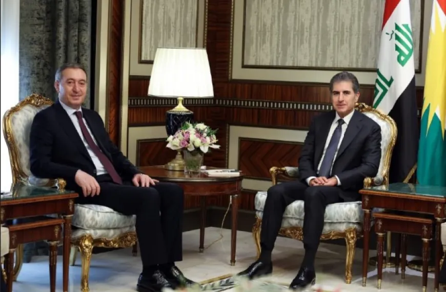 Nêçîrvan Barzanî û Tuncer Bakirhan hevdîtinek pêk anî