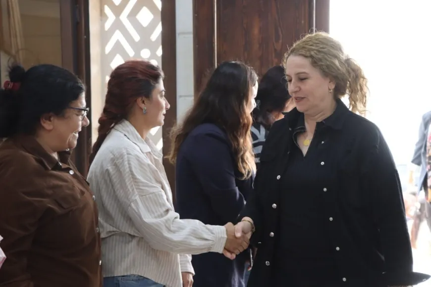 Şandeya DEM Partiyê serdana Kobanê kir