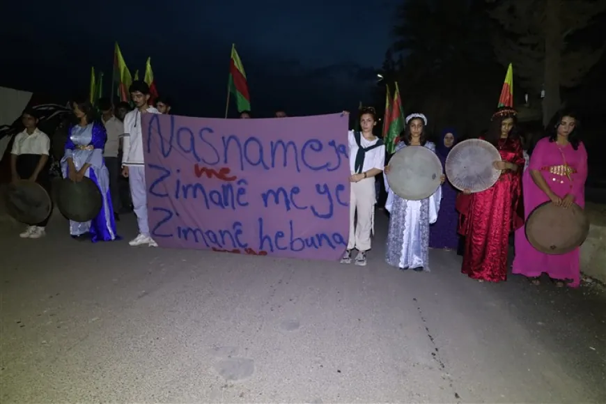 Ciwanên ji Til Temir û Zirganê banga naskirina zimanê Kurdî kir