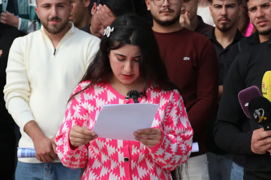 Xwendekarên Fakulteya Zanistên Xwezayî û Teknolojiyê daxuyanî da