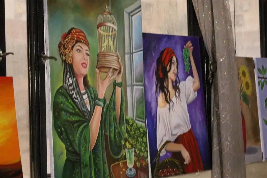 Li Hesekê pêşangeha hunera şêwekariyê hat vekirin