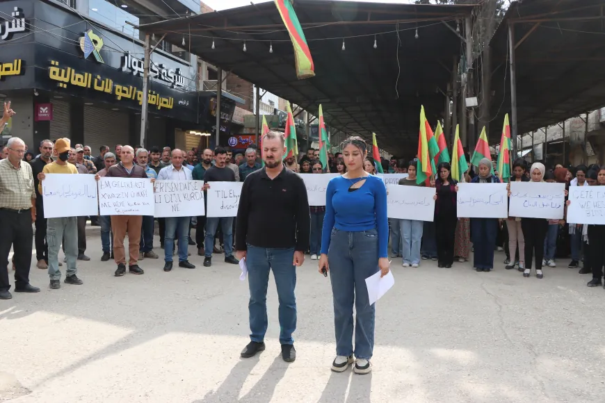 Li bajarên Rojava êrişên li ser koçberên Girê Spî hatin şermezarkirin