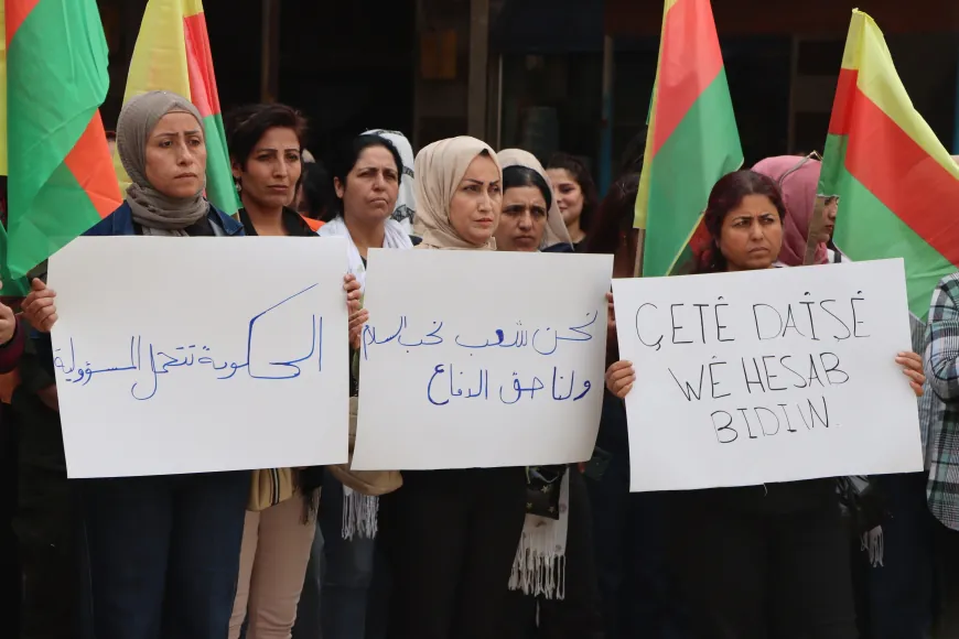Li bajarên Rojava êrişên li ser koçberên Girê Spî hatin şermezarkirin