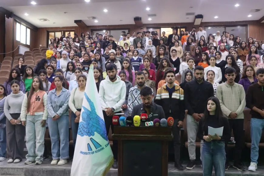 Xwendekarên Zanîngeha Kobanê: Em biryara Wezareta Xwendina Bilind red dikin