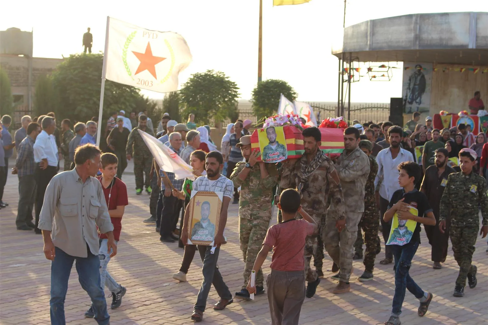 Прощальная церемония в Эль-Хасаке