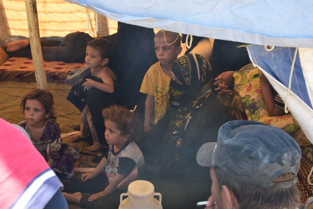 Число беженцев, прибывающих в лагерь "Ива", растёт