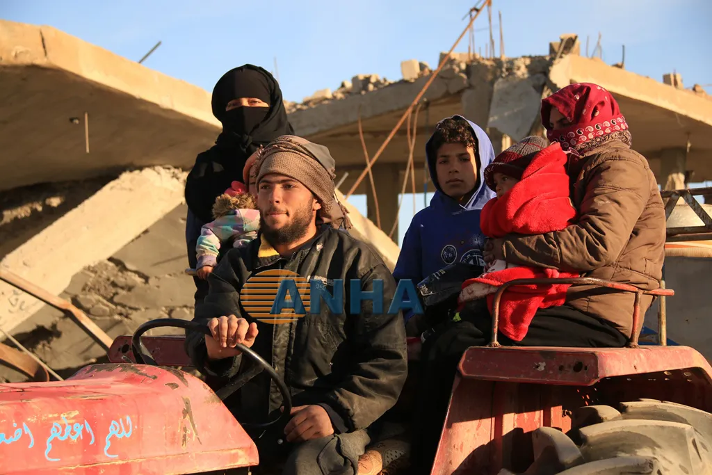 Видеоматериалы возвращения  жителей Хаджина в родные дома