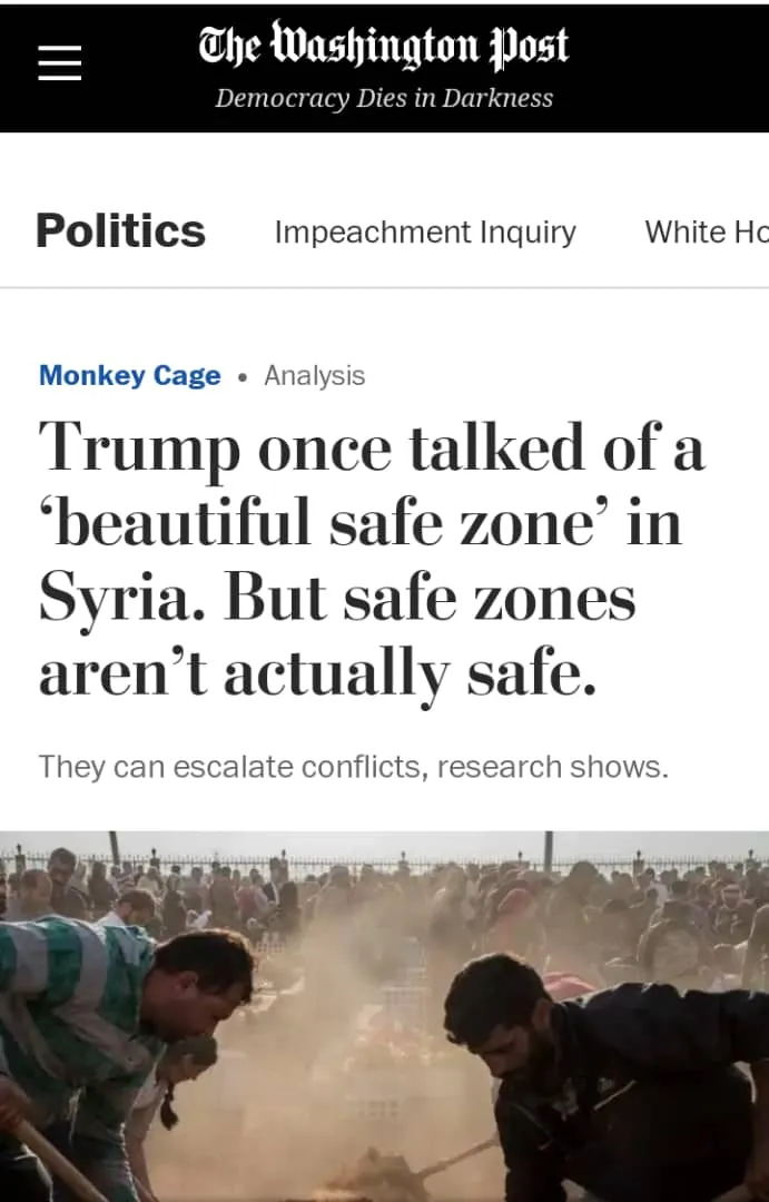 The Washington Post: «Предлагаемая Турцией “зона безопасности” совершенно небезопасна»