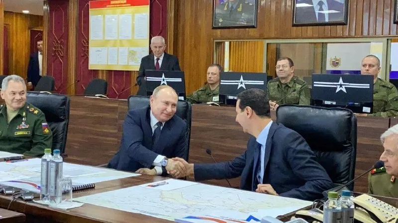 Путин прибыл в Сирию и встретился с Асадом