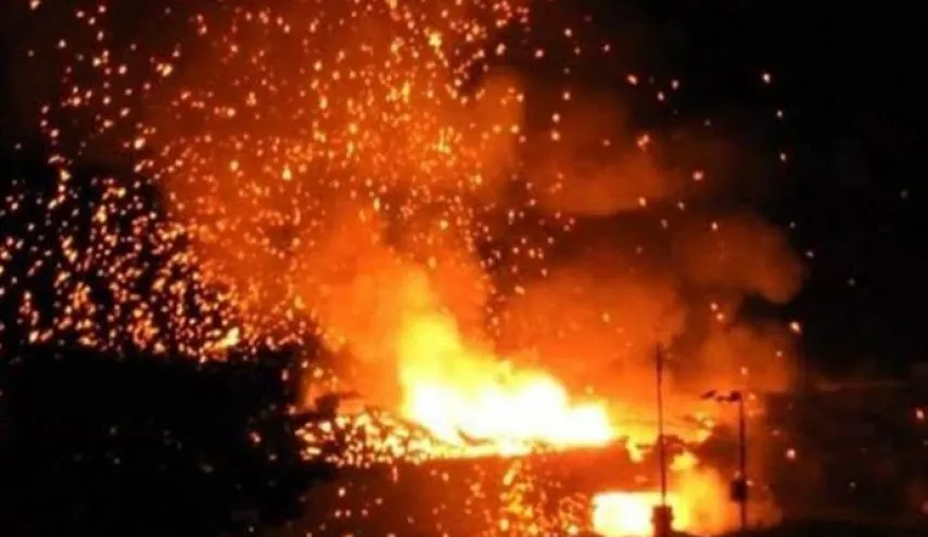 ​​​​​​​Взрыв на складе оружия в Африне