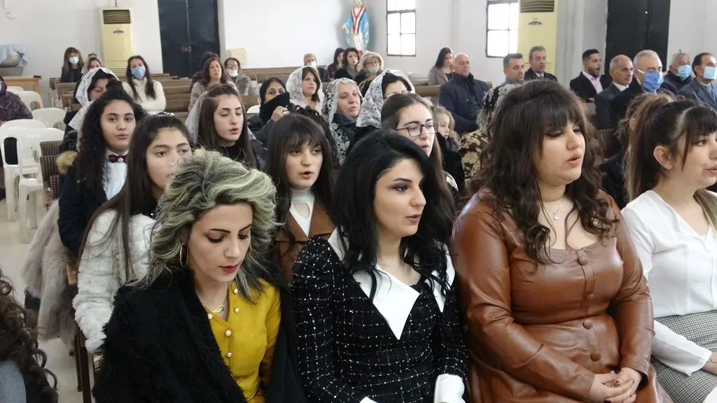 Христиане в северо-восточной Сирии празднуют Рождество