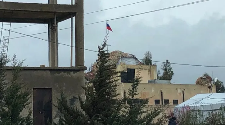 Российские войска были размещены вдоль Голанских высот