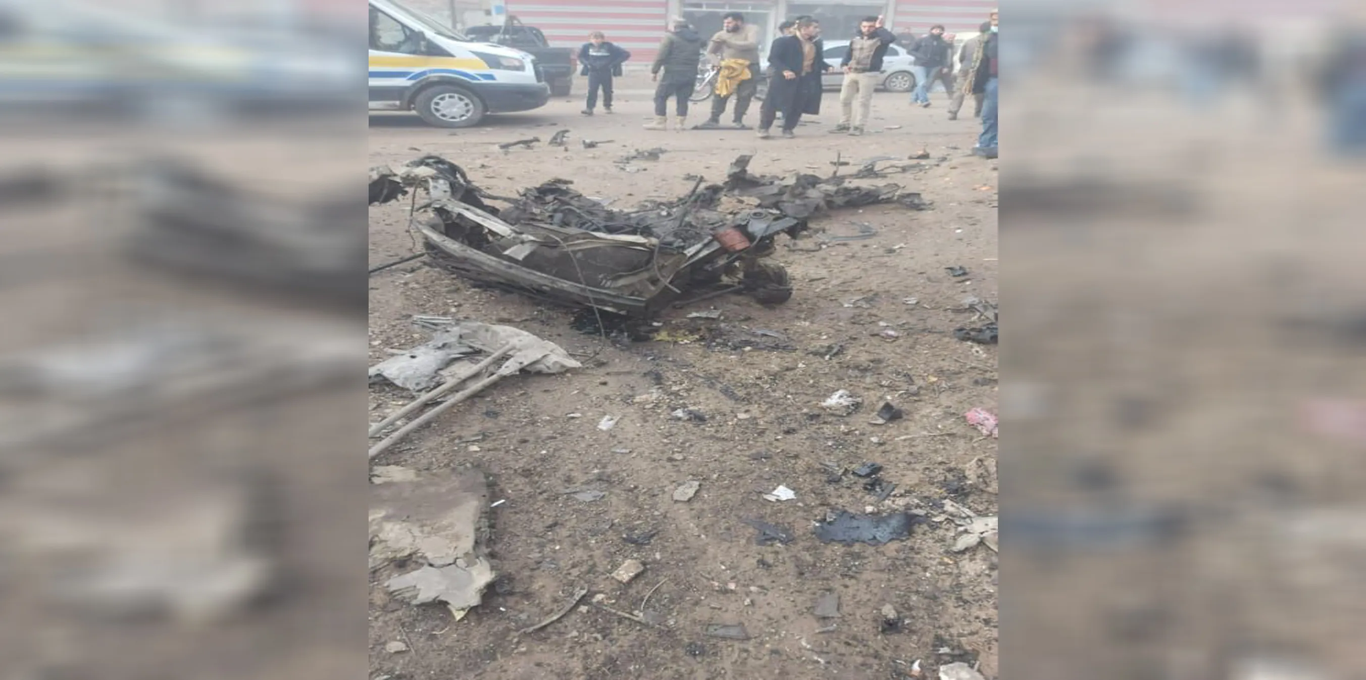 В районе Джиндерес произошел взрыв
