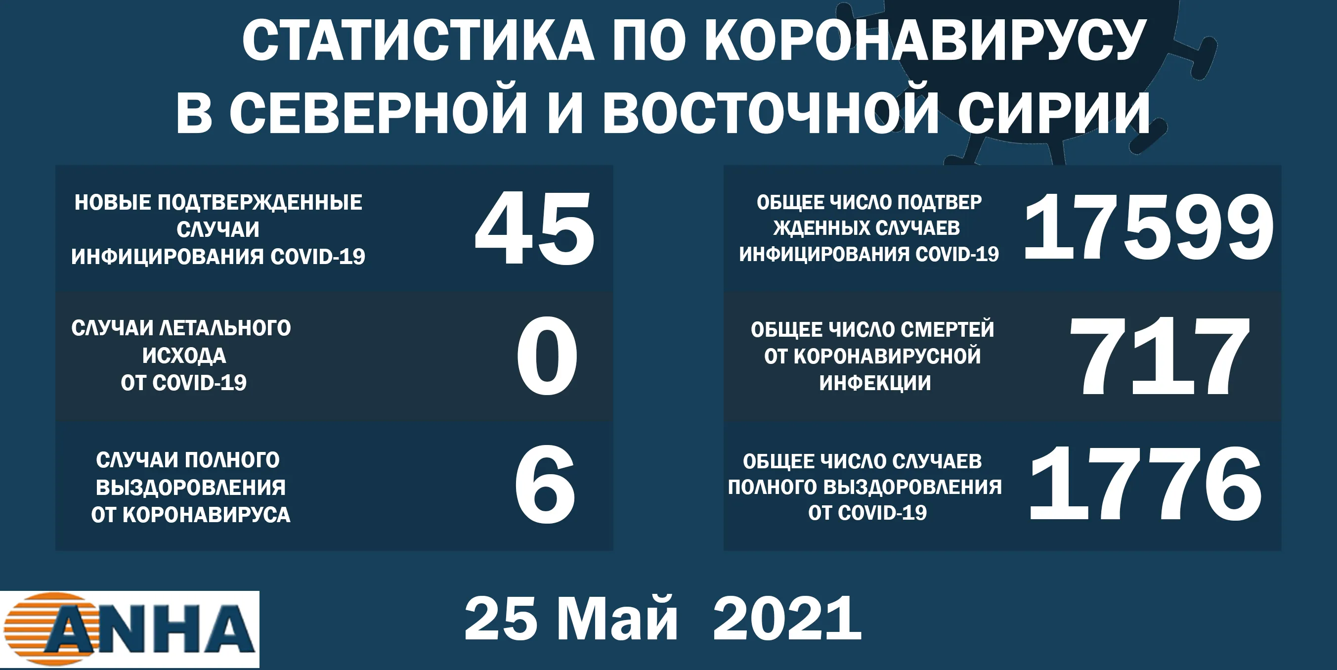 В северо-восточной Сирии выявили 45 новых случаев заражения COVID-19