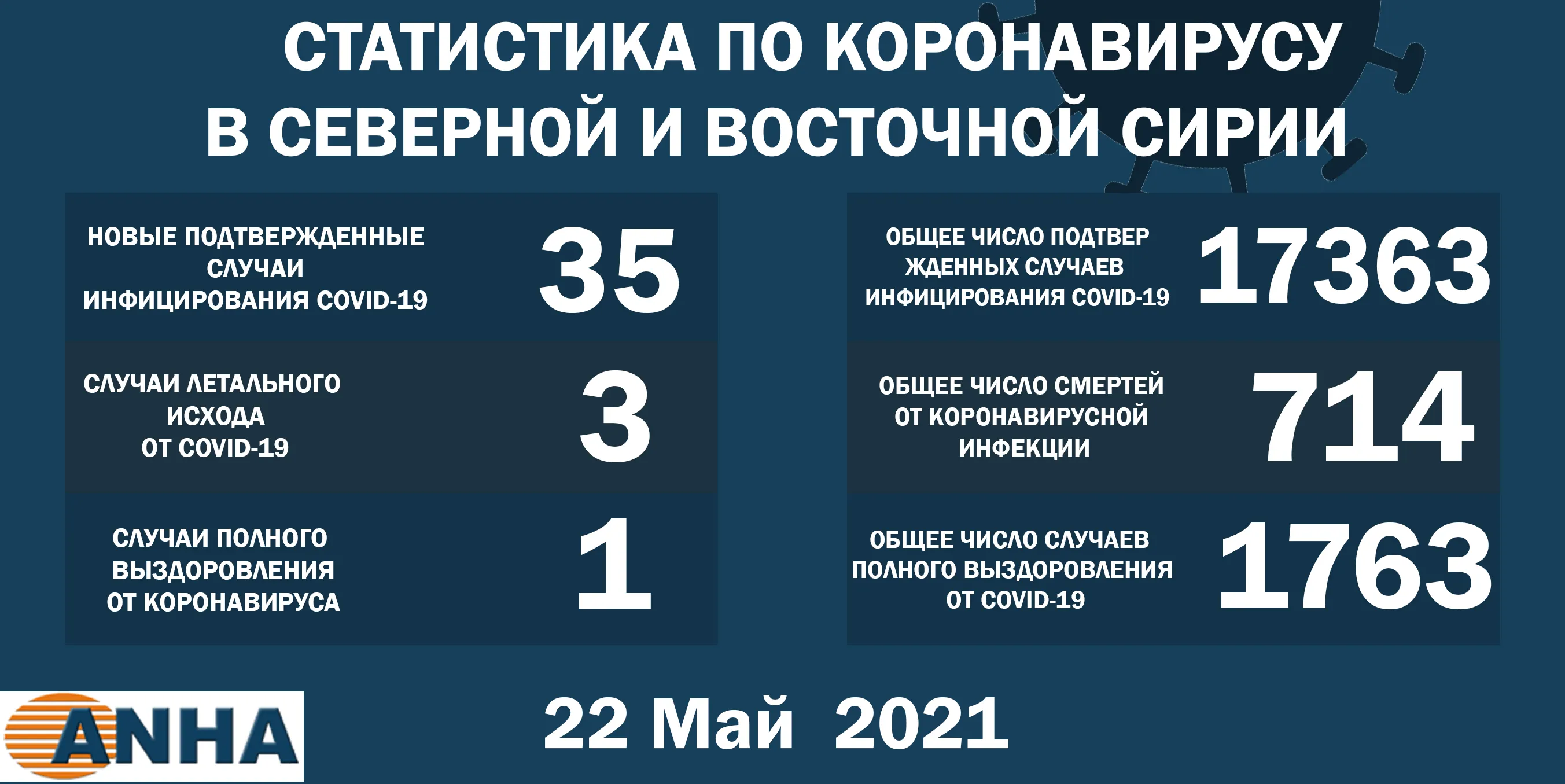 Еще 35 человек заразились коронавирусом на севере и востоке Сирии