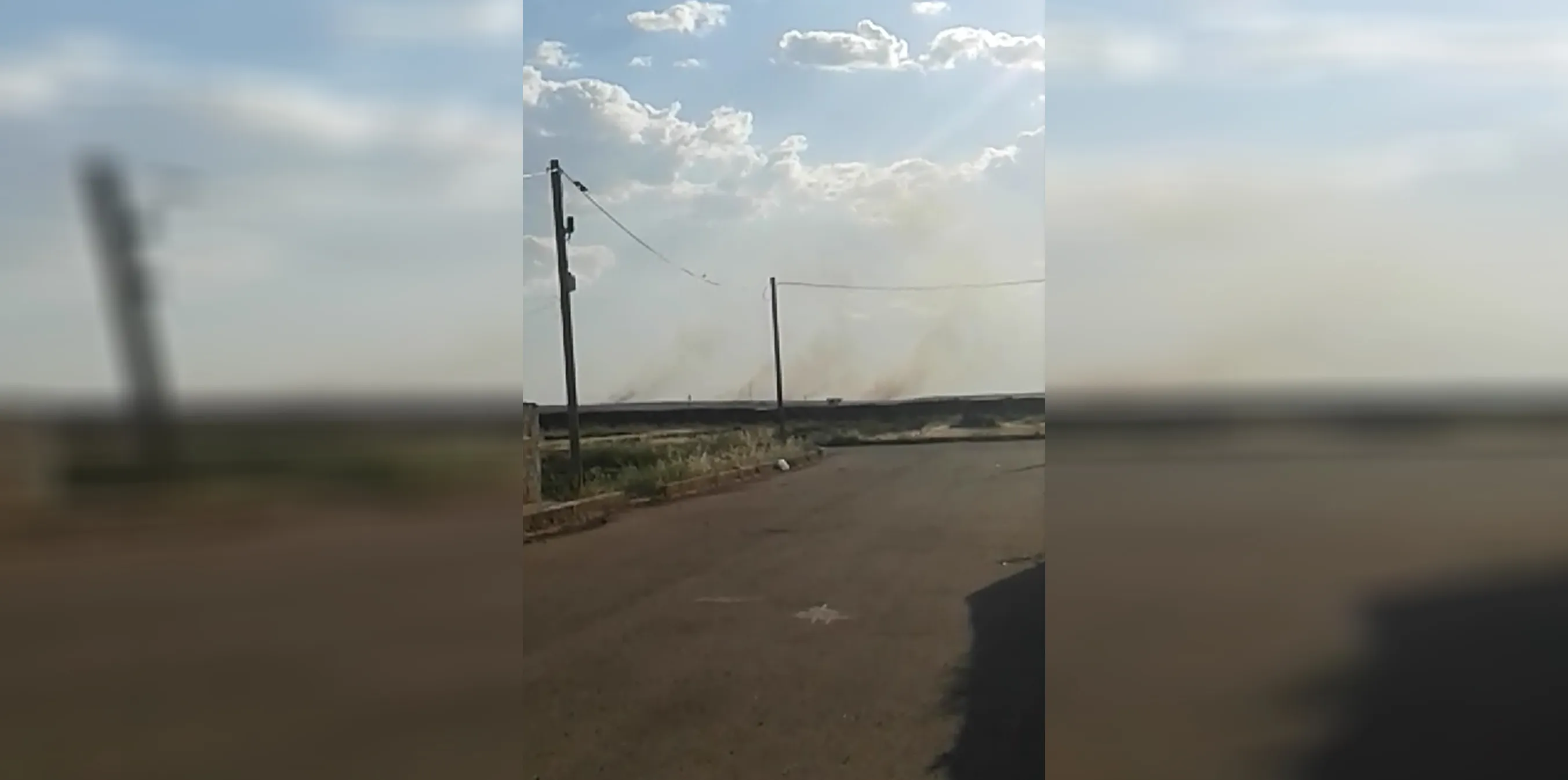 Оккупанты подожгли сельхозугодья в Шераве