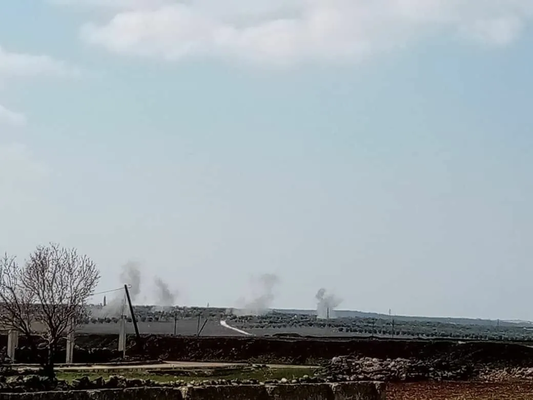​​​​​​​2 солдата сил сирийского режима получили ранения в результате турецкой бомбардировки