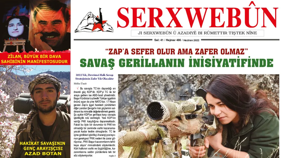 Вышел июньский номер газеты Serxwebûn