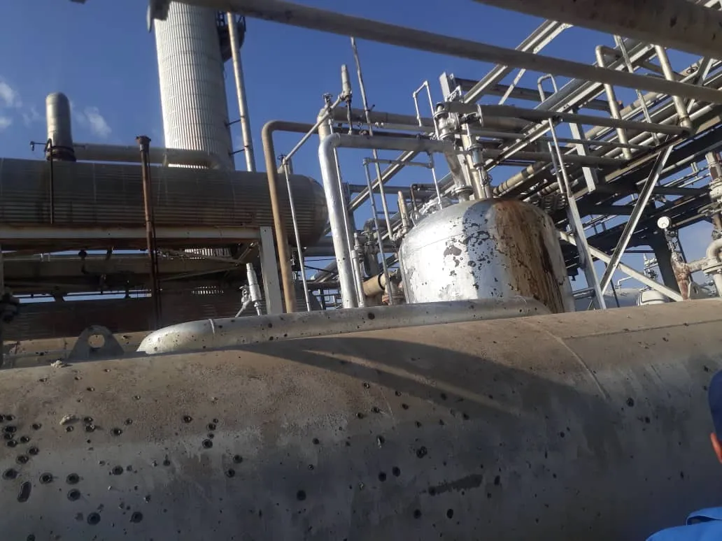 Опубликована видеозапись ущерба, нанесенного газовому объекту в Сувейде