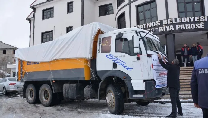 ​​​​​​​ДПН отправила 30 грузовиков с продовольственной помощью в район землетрясения