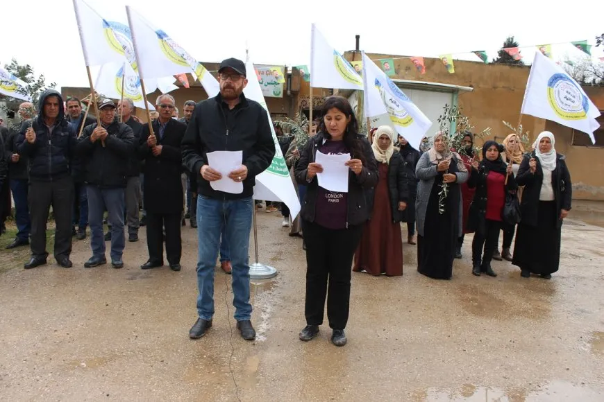  В связи с 6-й годовщиной оккупации Африна в северо-восточной Сирии проходят массовые митинги