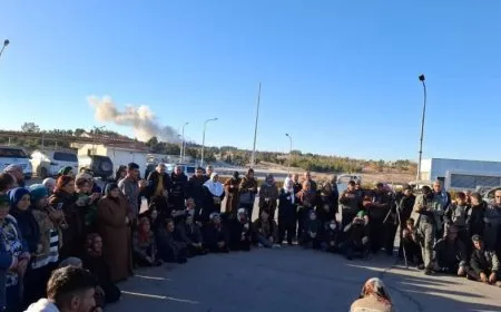 Жители Евфрата продолжают протест у плотины Тишрин с непоколебимой решимостью