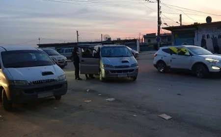 Жители кантона Джазира направляются к плотине Тишрин