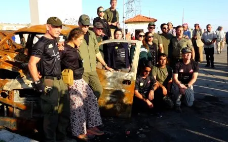 Делегация Free Burma Rangers приняла участие в протестах на плотине Тишрин